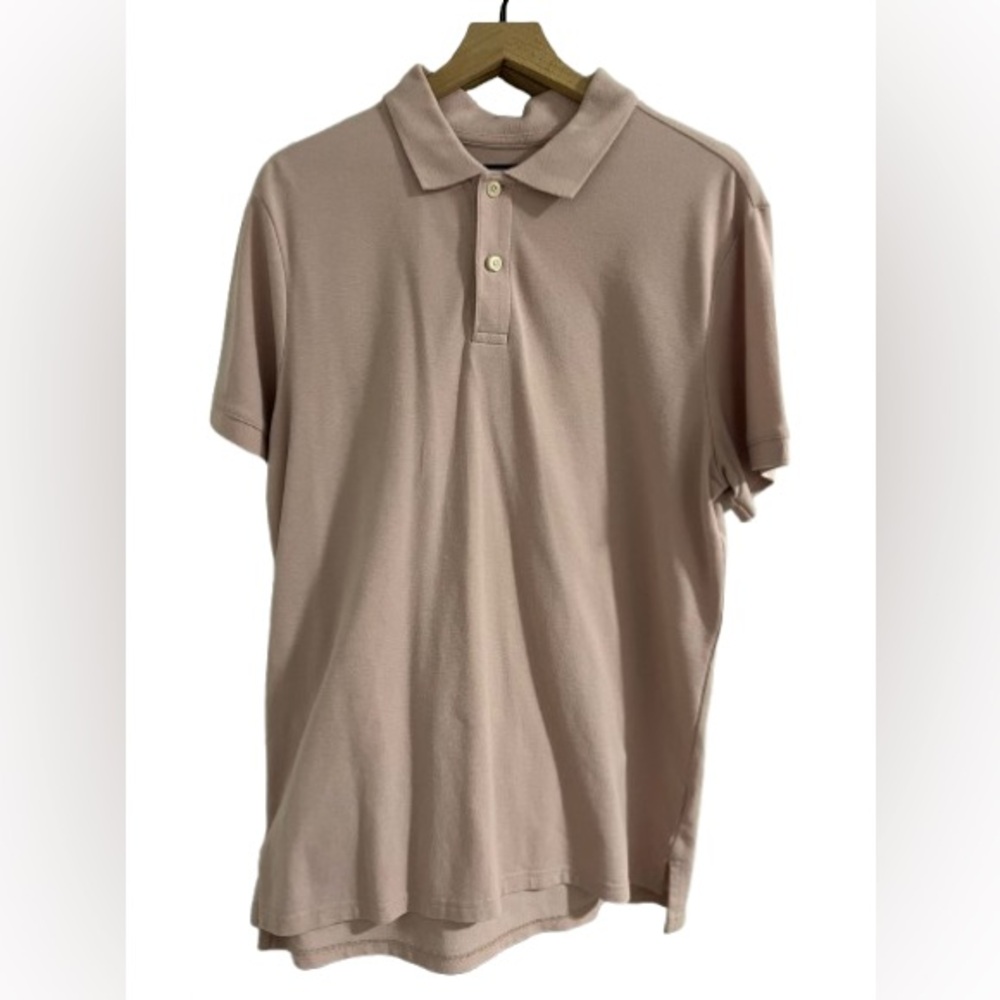 Goodfellow & Co Classic Pastel Pink Polo Shirt - EUC